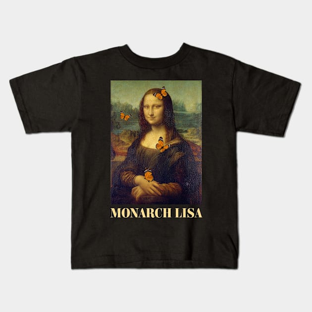 Monarch Lisa Kids T-Shirt by sqwear